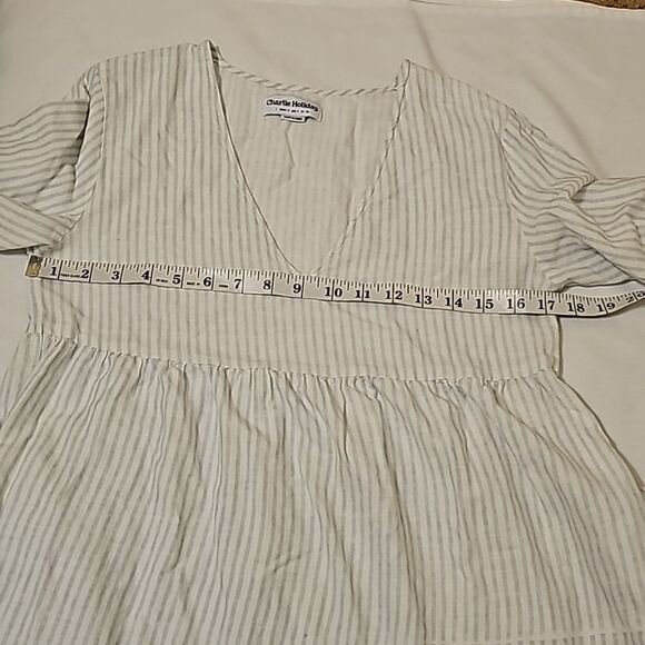 Charlie Holiday stripped Maxi Dress Size 4 - Picture 5 of 7